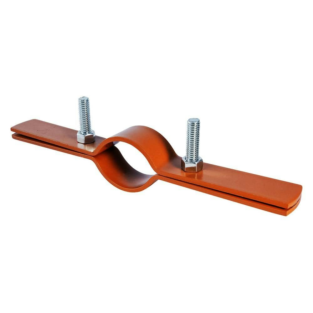 4-inch Copper Epoxy-Coated Steel Riser Clamp: $11.66 4-inch Copper Epoxy-Coated Steel Riser Clamp: $11.66