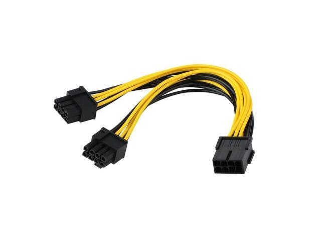 8-Pin to Dual 8-Pin PCIe Graphics Card Power Cable: $13.99 8-Pin to Dual 8-Pin PCIe Graphics Card Power Cable: $13.99