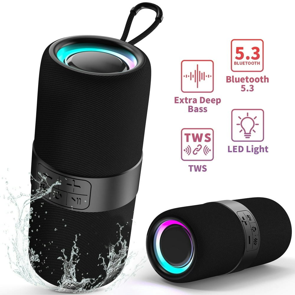 Ficcug Portable Wireless Bluetooth Speaker: $17.99 Ficcug Portable Wireless Bluetooth Speaker: $17.99