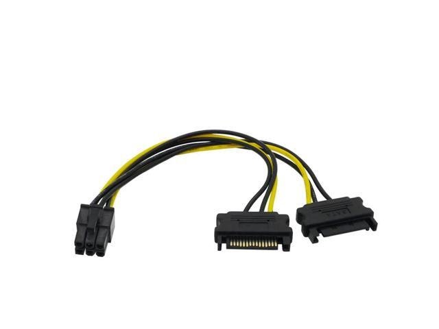 SATA to 6-Pin PCI-e Graphics Card Power Adapter Cable: $9.09 SATA to 6-Pin PCI-e Graphics Card Power Adapter Cable: $9.09