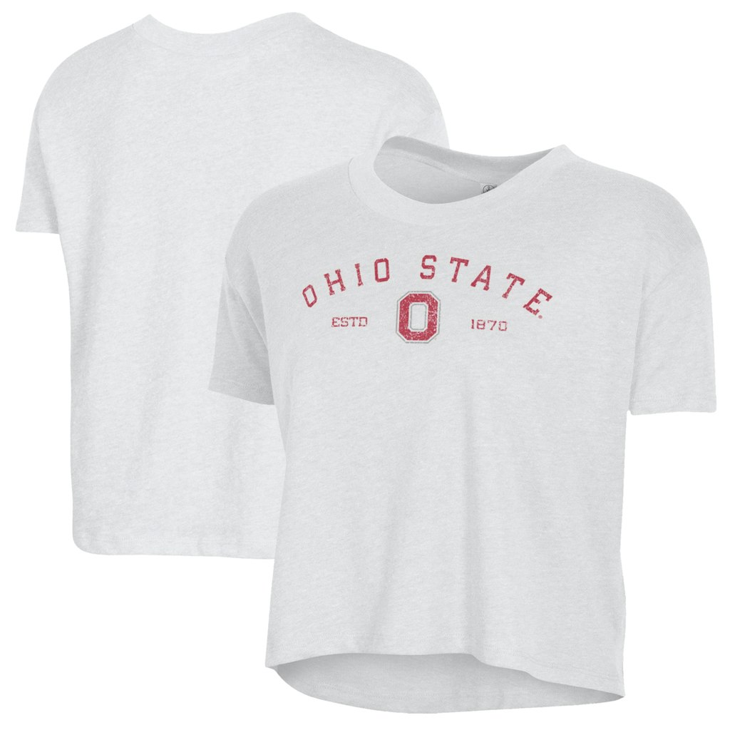 Women's Alternative Apparel Ohio State Buckeyes Retro Headliner Cropped T-Shirt: $35.99