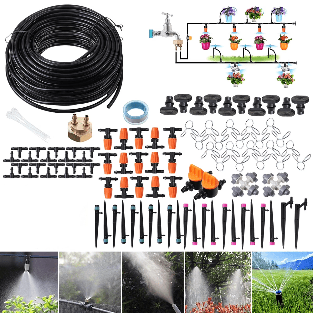 Bshapplus 139-Piece 164-Foot Drip Irrigation Kit: $15.99 Bshapplus 139-Piece 164-Foot Drip Irrigation Kit: $15.99