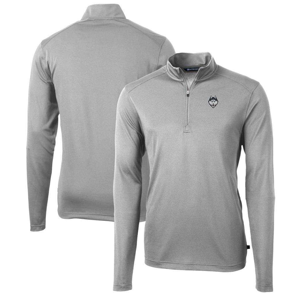 Cutter & Buck UConn Huskies Big & Tall Virtue Eco Pique Quarter-Zip Pullover: $59.99 Cutter & Buck UConn Huskies Big & Tall Virtue Eco Pique Quarter-Zip Pullover: $59.99