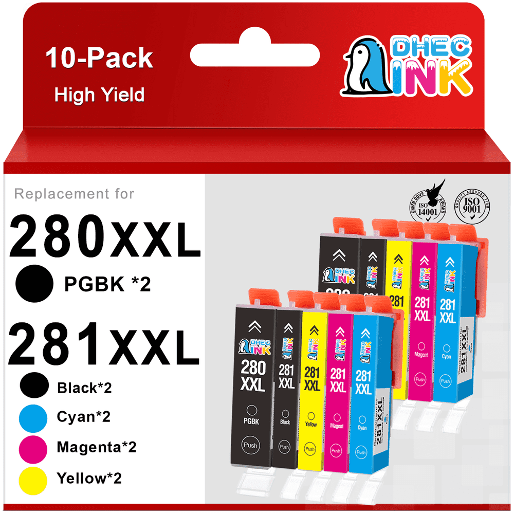 Canon 280 and 281 Ink Cartridge 10-Pack: $18.99