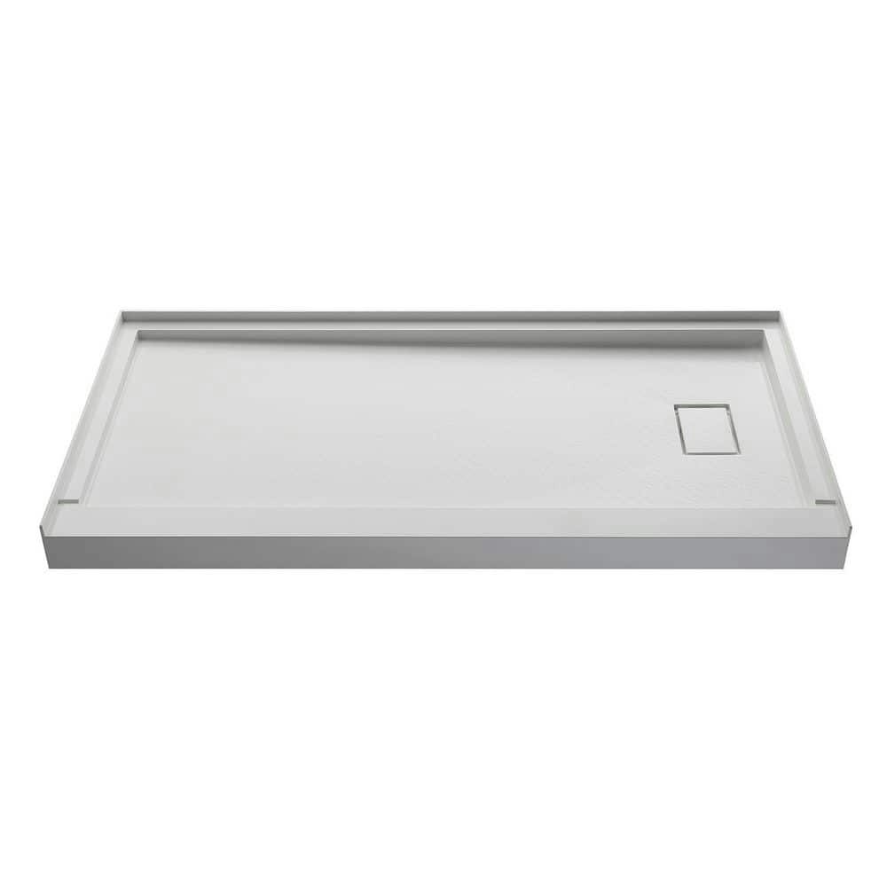 60x34-inch Alcove SMC Shower Pan Base with Right Drain: $399.99 60x34-inch Alcove SMC Shower Pan Base with Right Drain: $399.99