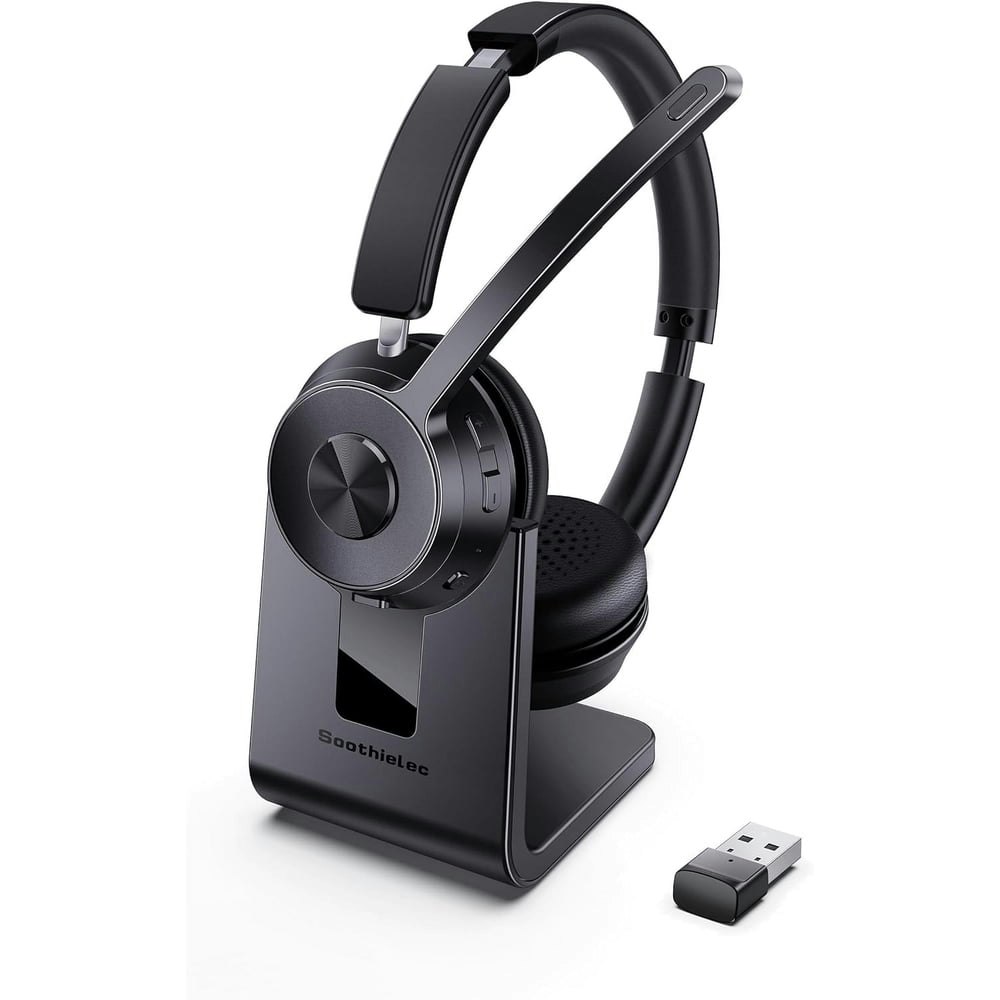 Bluetooth Noise-Cancelling Headset with Microphone: $69.99 Bluetooth Noise-Cancelling Headset with Microphone: $69.99