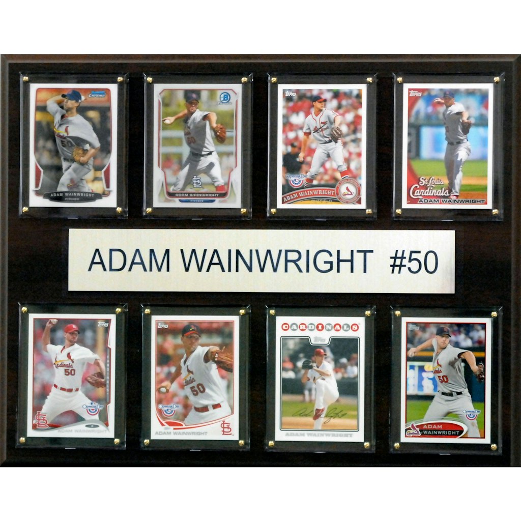 Adam Wainwright St. Louis Cardinals 12" x 15" Plaque: $39.99 Adam Wainwright St. Louis Cardinals 12" x 15" Plaque: $39.99
