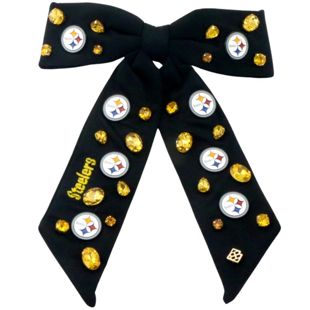 Brianna Cannon Pittsburgh Steelers Bow Barrette: $59.99 Brianna Cannon Pittsburgh Steelers Bow Barrette: $59.99