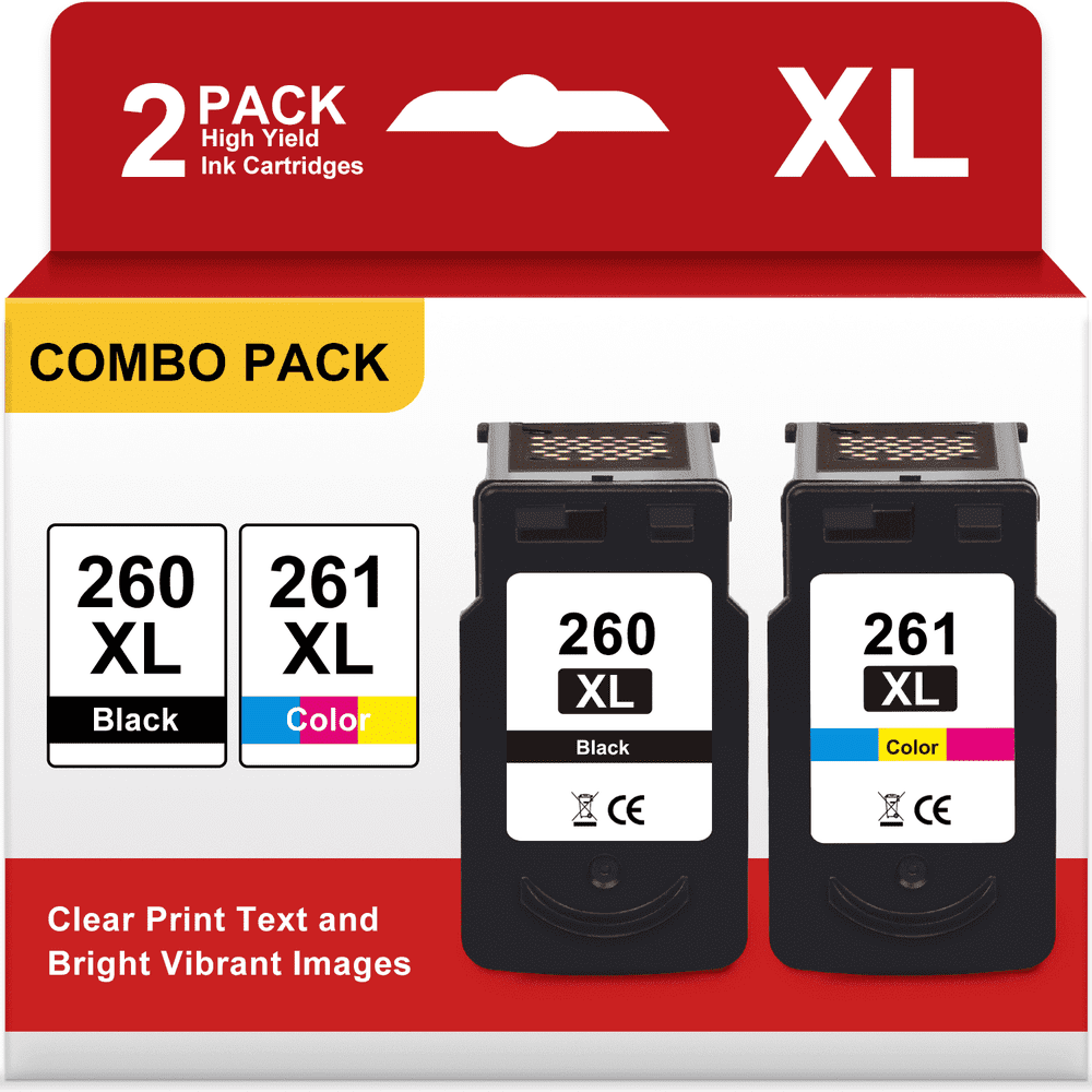 Canon PG-260XL and CL-261XL Ink Cartridge 2-Pack: $33.31