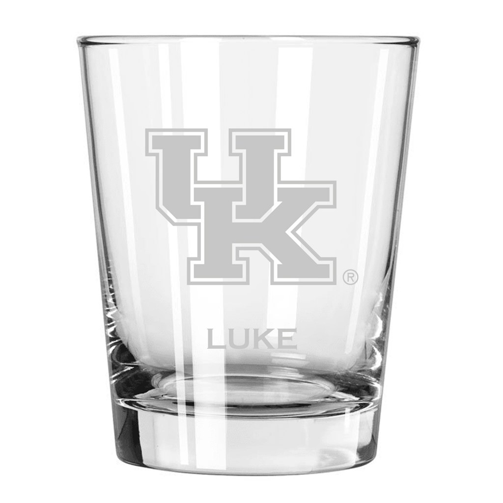 Kentucky Wildcats 15-ounce Etched Glass: $31.99