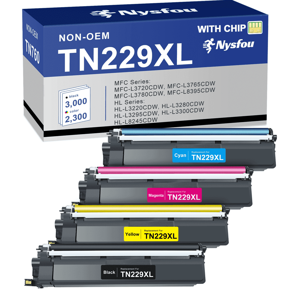 Brother TN229XL Toner Cartridge 4-Pack: $42.24