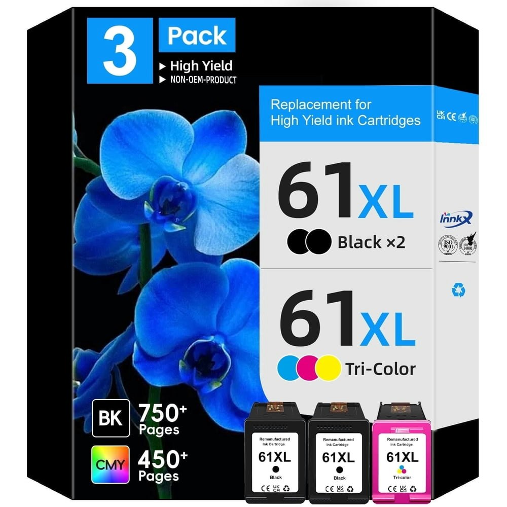 61XL Ink Cartridge 3-Pack: $35.89