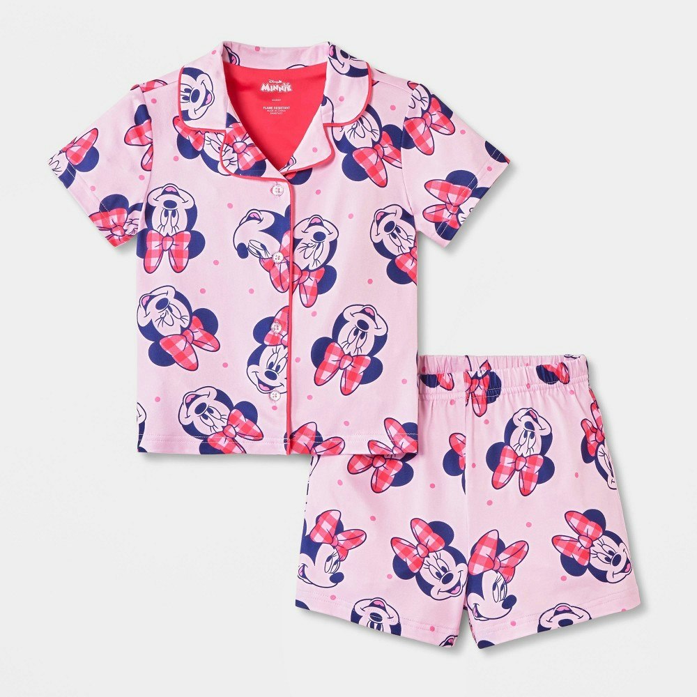 Minnie Mouse Toddler Girls' 2-Piece Pajama Set: $14