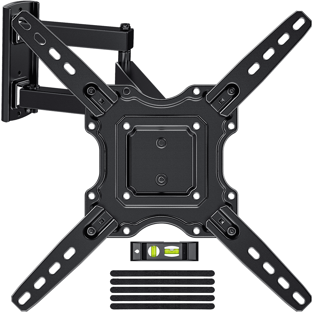 MountFTV Full Motion TV Wall Mount Bracket for 26-65 Inch TVs: $21.96