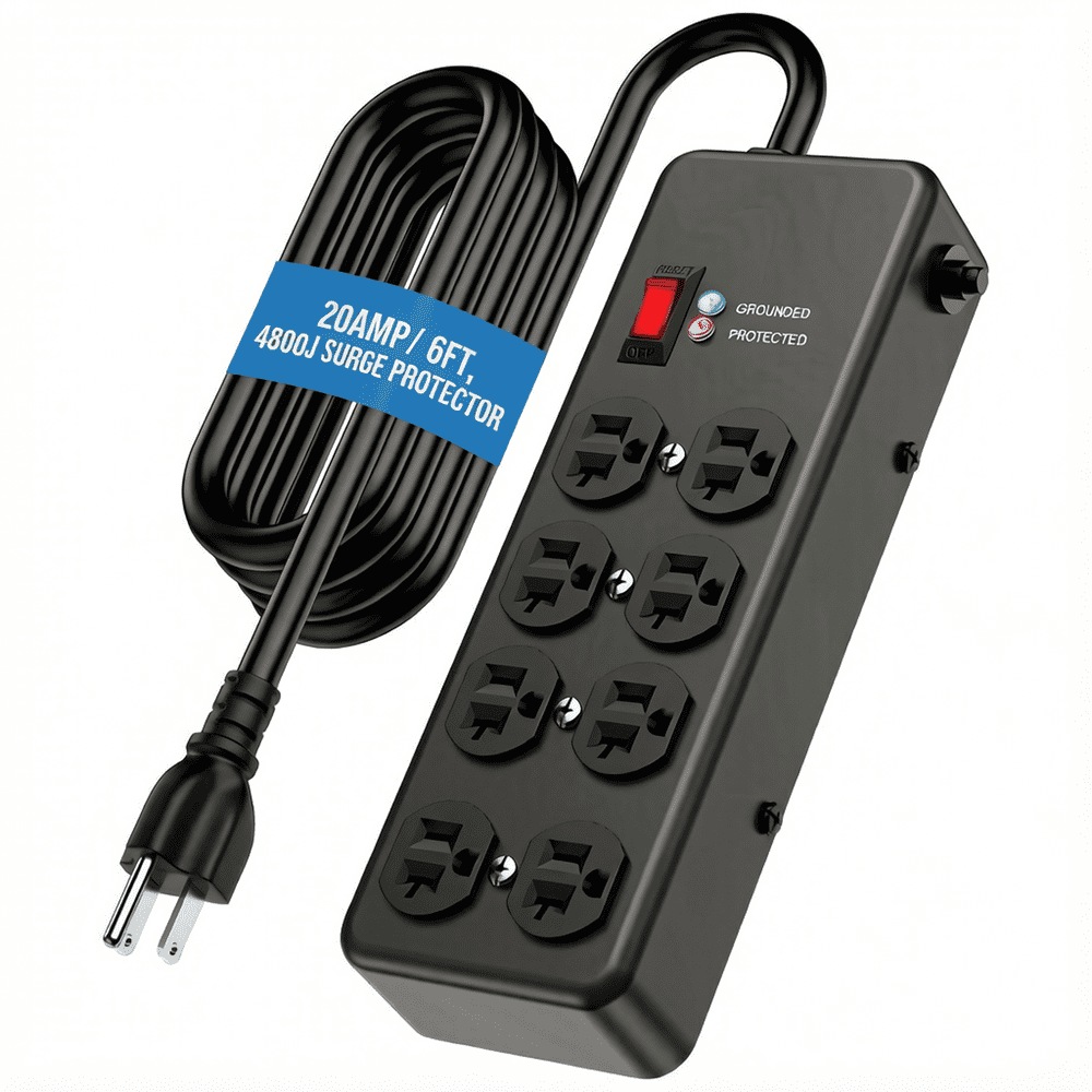Vilong 20A Heavy Duty Surge Protector Power Strip: $31.99
