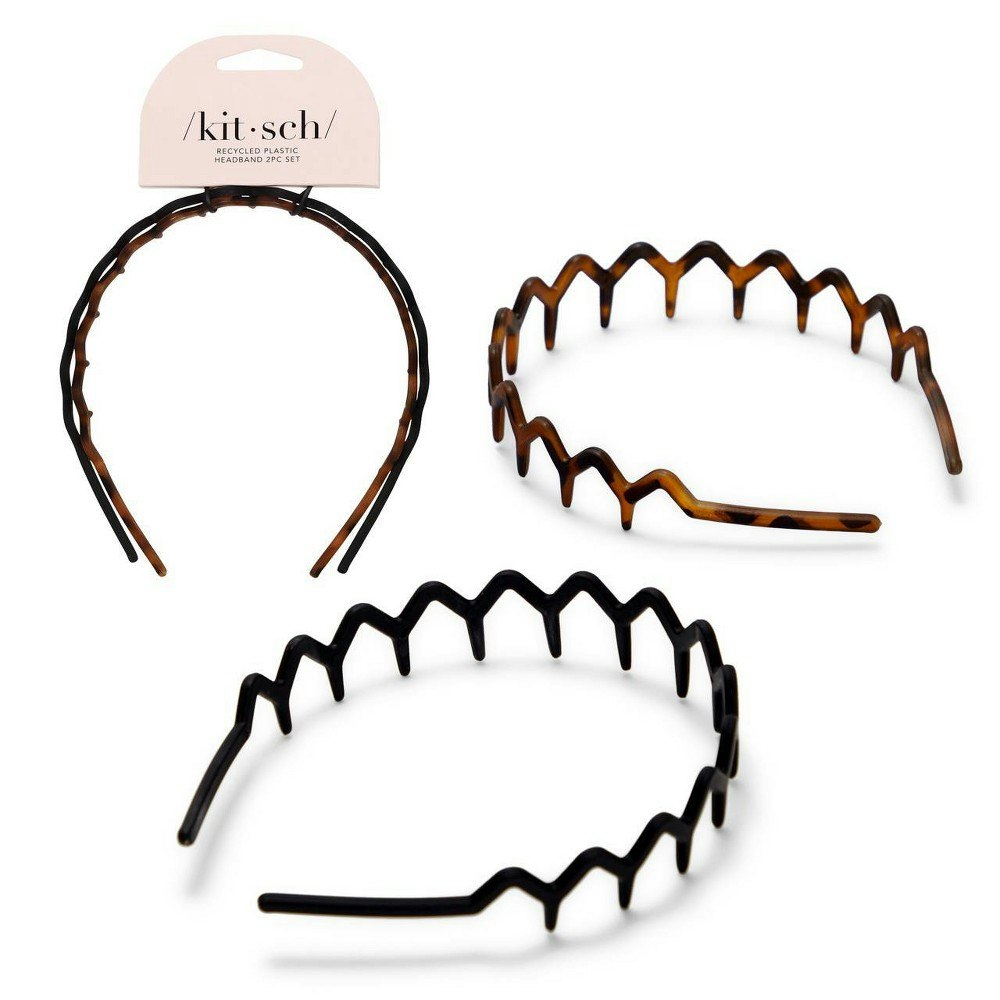 Kitsch Zig Zag Recycled Headband 2-Pack: $9.99 Kitsch Zig Zag Recycled Headband 2-Pack: $9.99