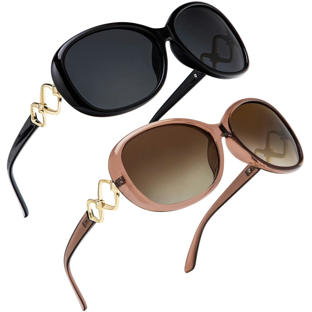 Kaliyadi Women's Polarized Butterfly Sunglasses 2-Pack: $15.99