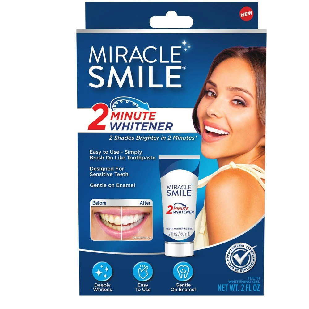Miracle Smile Teeth Whitening Gel 2-fl oz: $16.39 Miracle Smile Teeth Whitening Gel 2-fl oz: $16.39