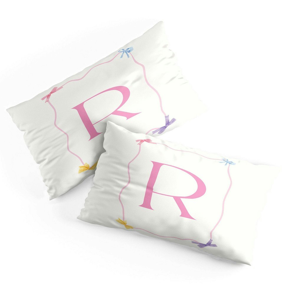 Deny Designs April Lane Simple Bow Monogram Microfiber King Pillow Sham: $35.49 Deny Designs April Lane Simple Bow Monogram Microfiber King Pillow Sham: $35.49