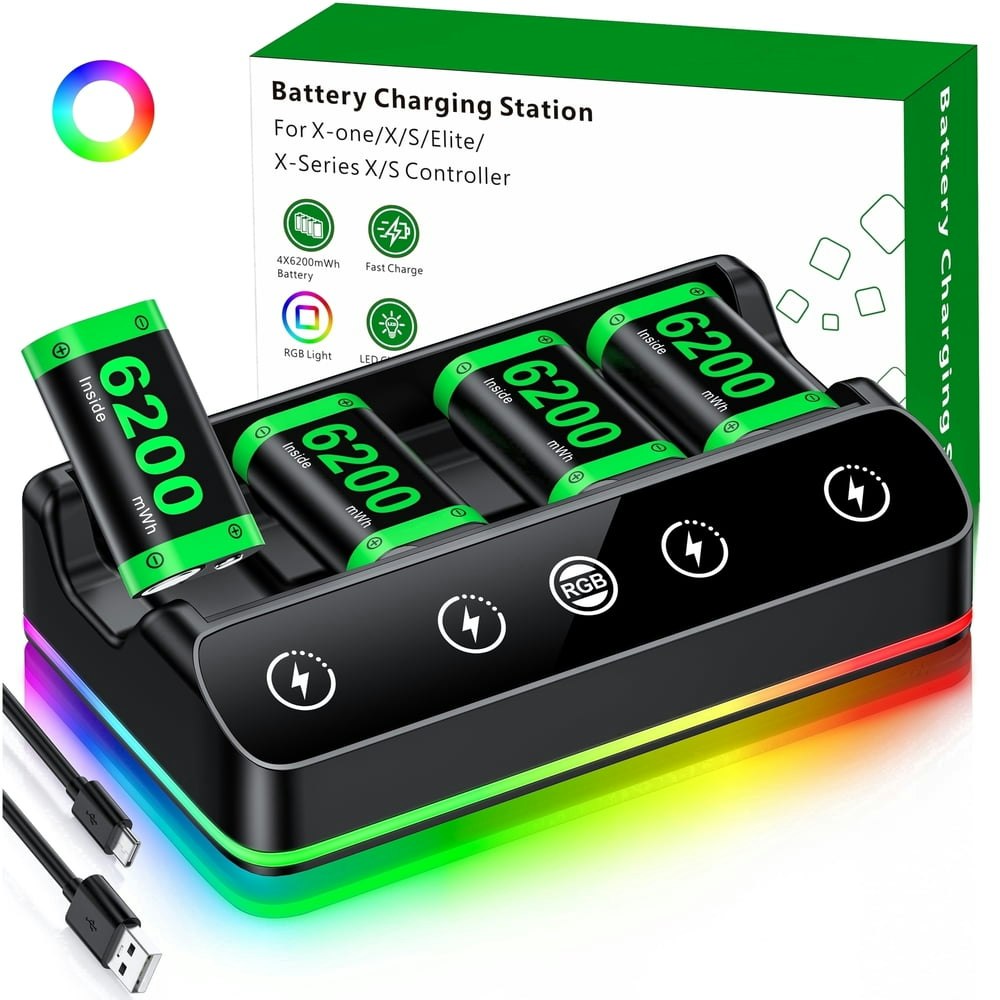 Beboncool Rechargeable Controller Battery Pack 4-Pack: $23.98