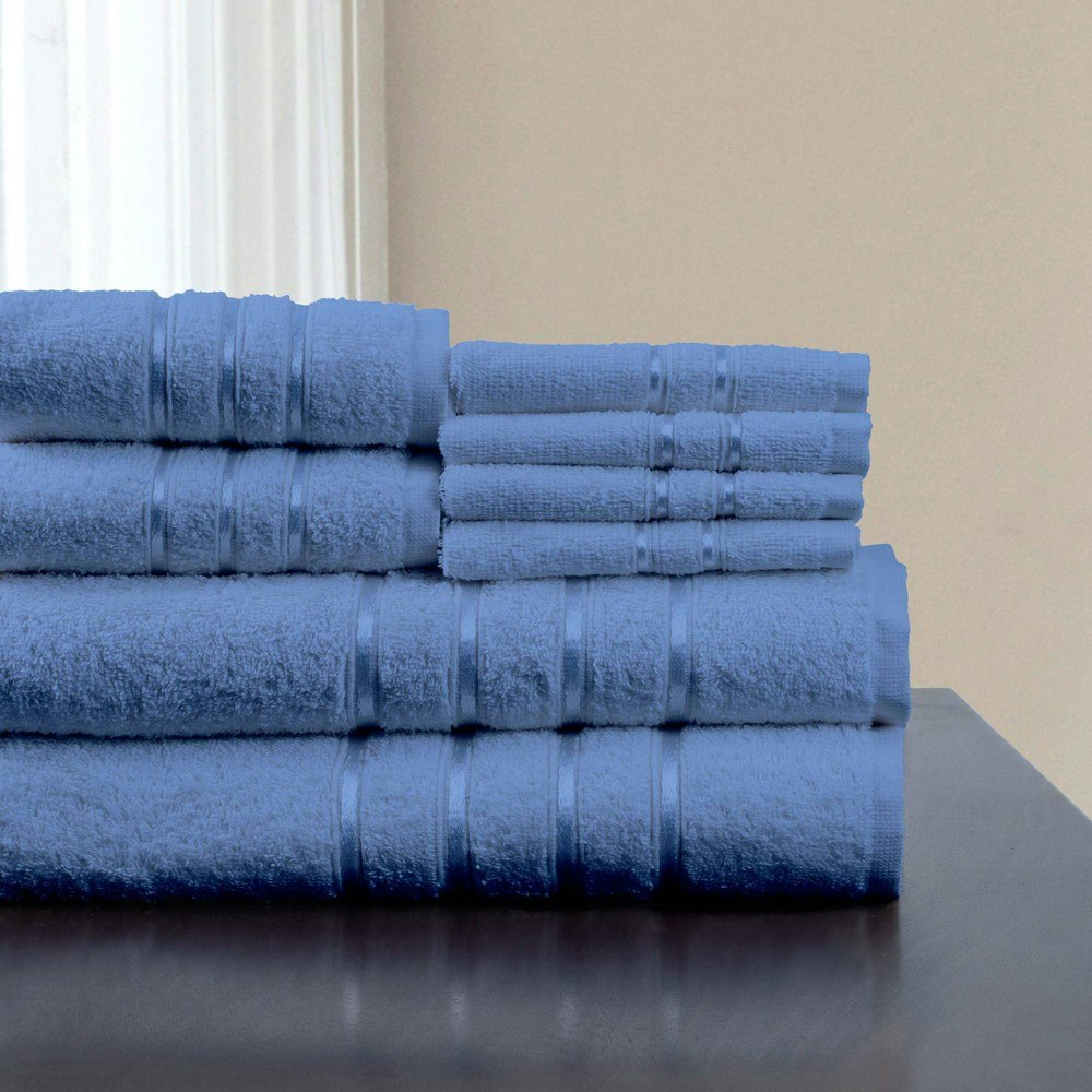 Yorkshire Home Plush Cotton Bath Towel 8-Piece Set: $33.99 Yorkshire Home Plush Cotton Bath Towel 8-Piece Set: $33.99