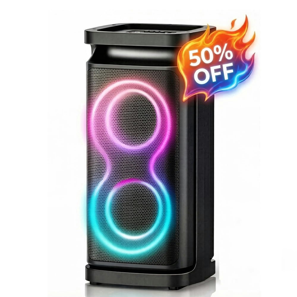 GCZ 120W Bluetooth Party Speaker: $75.99 GCZ 120W Bluetooth Party Speaker: $75.99