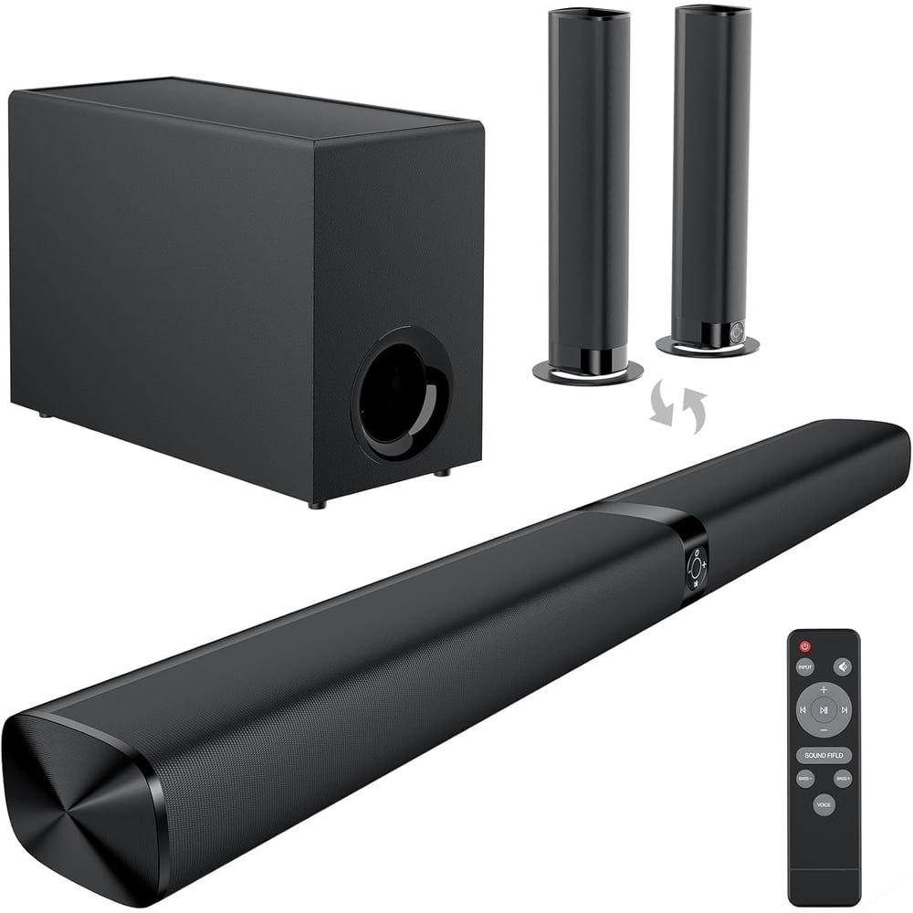 110W Detachable Sound Bar with Subwoofer: $89.88 110W Detachable Sound Bar with Subwoofer: $89.88