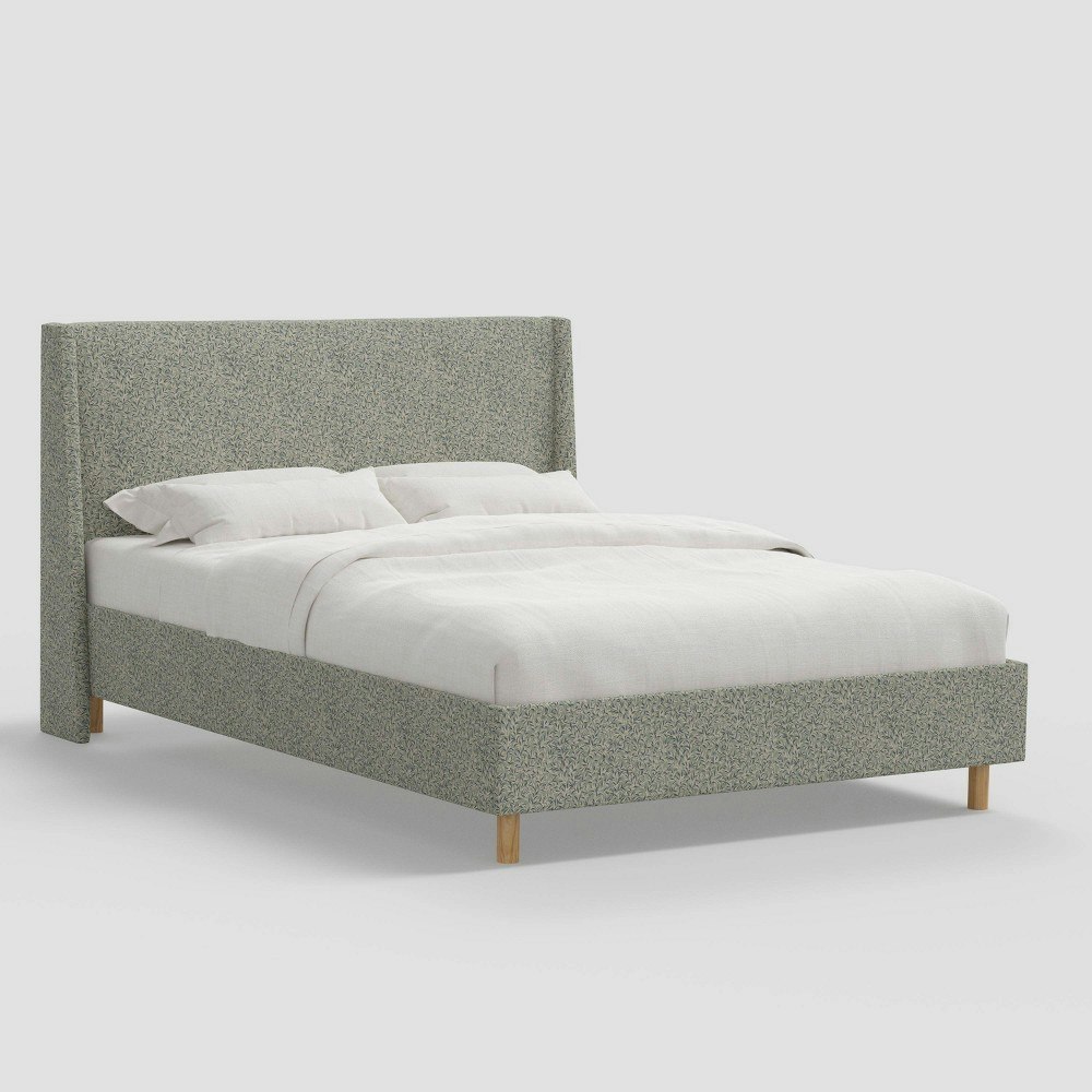 Threshold Designed with Studio McGee Encino King Size Upholstered Wingback Platform Bed: $1,500