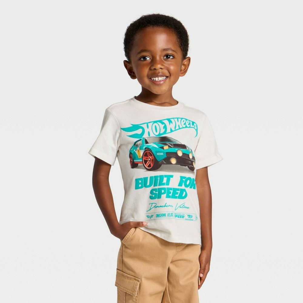 Hot Wheels Toddler Boys' Race Car T-Shirt 5T: $8