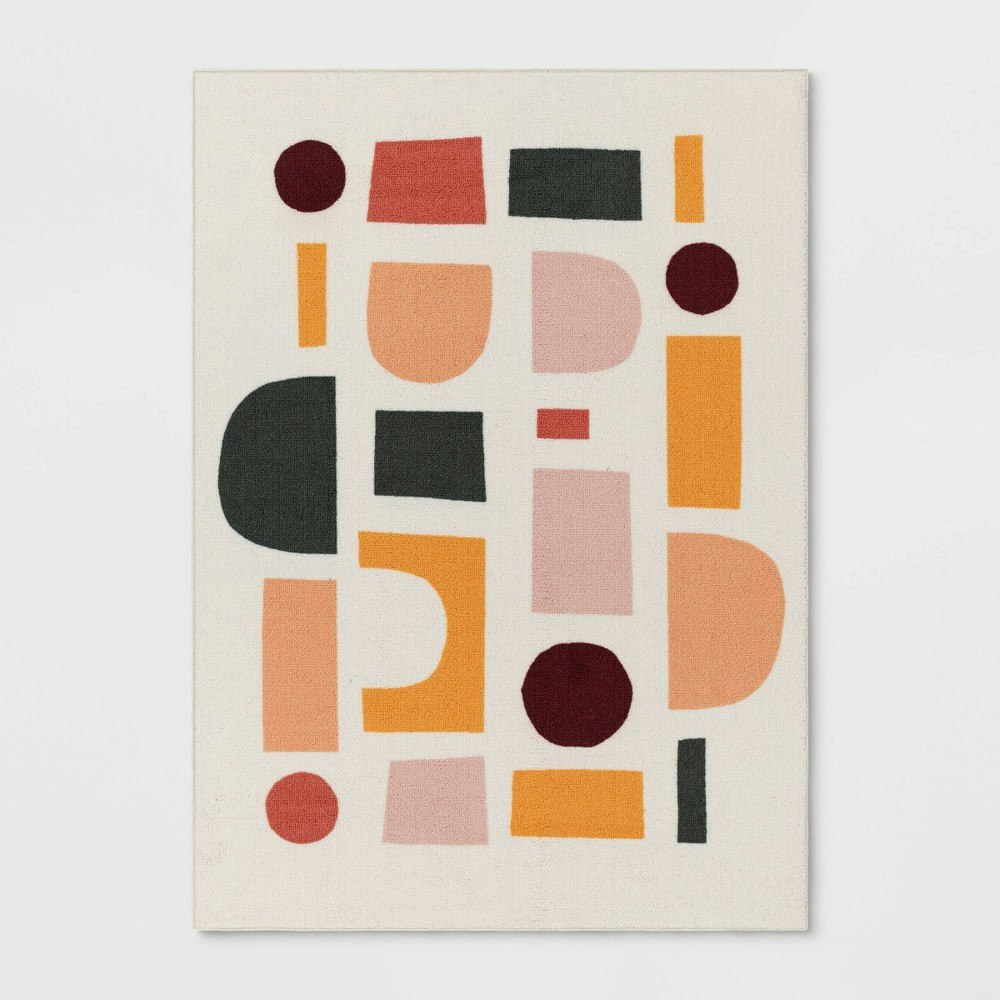 Room Essentials 5'x7' Modern Area Rug: $80 Room Essentials 5'x7' Modern Area Rug: $80
