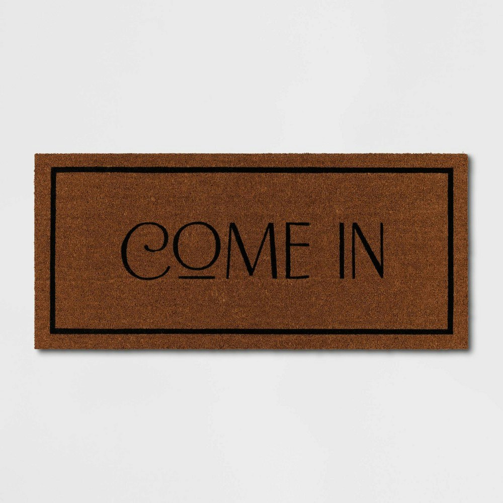 Threshold 20" x 48" Come In Coir Doormat: $30 Threshold 20" x 48" Come In Coir Doormat: $30