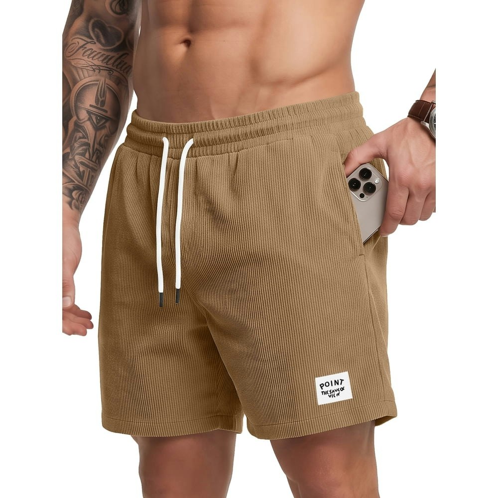 Dakimoe Men's Corduroy Elastic Waist Shorts: $14.89 Dakimoe Men's Corduroy Elastic Waist Shorts: $14.89
