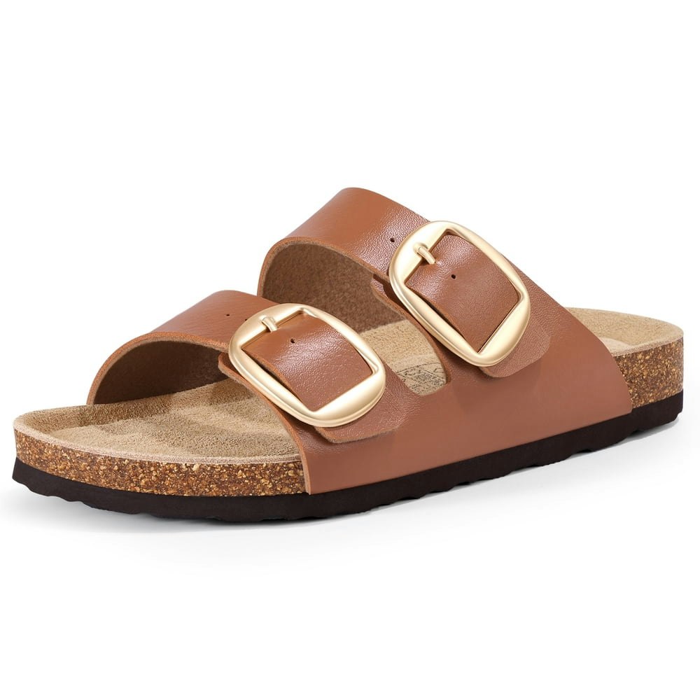 Smile Popcorn Women's Cork Footbed Sandals: $17.99 Smile Popcorn Women's Cork Footbed Sandals: $17.99