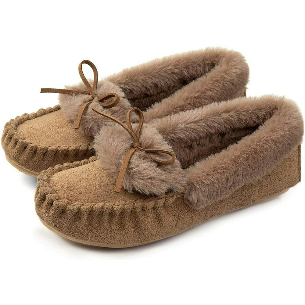 RockDove Women's Naomi Faux Fur Moccasin Slipper: $24.99 RockDove Women's Naomi Faux Fur Moccasin Slipper: $24.99