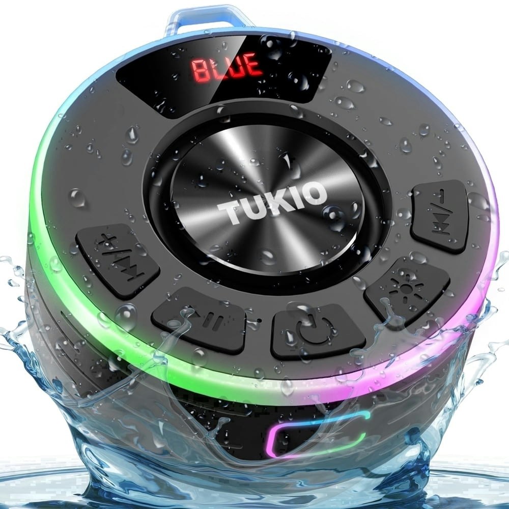 Tukio Portable Bluetooth Shower Speaker: $24.99 Tukio Portable Bluetooth Shower Speaker: $24.99