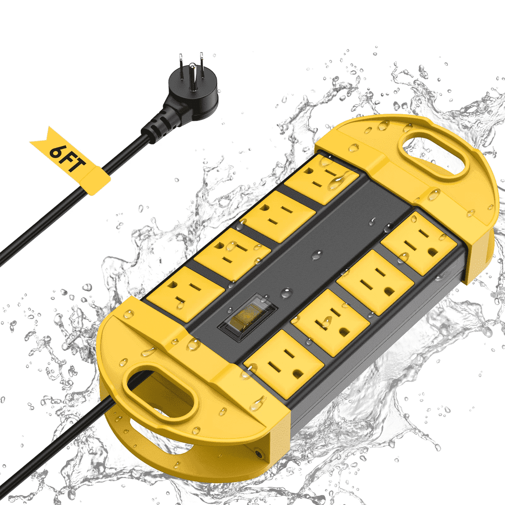 Vilong 8-Outlet Waterproof Outdoor Power Strip: $27.99 Vilong 8-Outlet Waterproof Outdoor Power Strip: $27.99