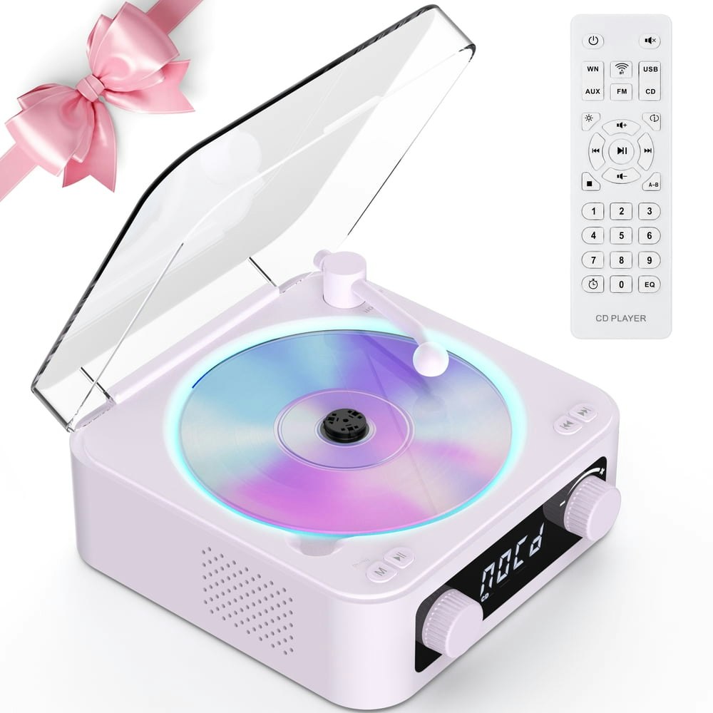 Udreamer Portable Bluetooth CD Player: $45.99
