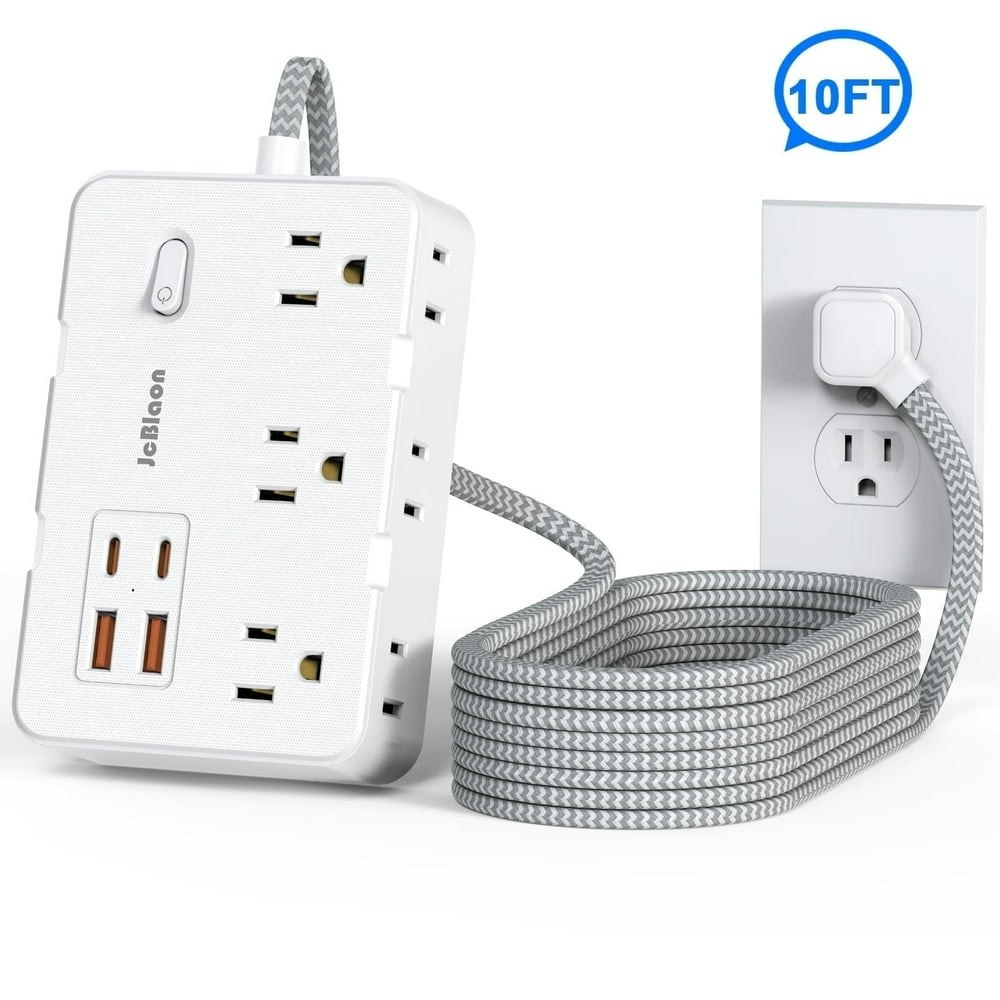 10-Foot 1,050J Power Strip with 2 USB-C and 2 USB-A Ports: $15.99 10-Foot 1,050J Power Strip with 2 USB-C and 2 USB-A Ports: $15.99