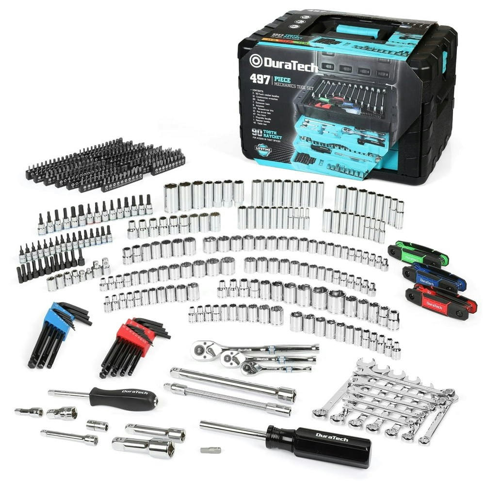 Duratech 497-Piece Professional Mechanics Tool Set: $179.99 Duratech 497-Piece Professional Mechanics Tool Set: $179.99