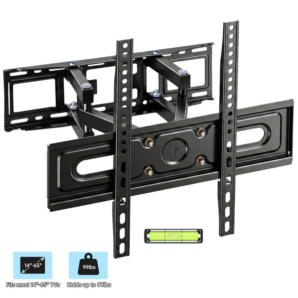 Full Motion TV Wall Mount for 14-65 Inch TVs: $21.99
