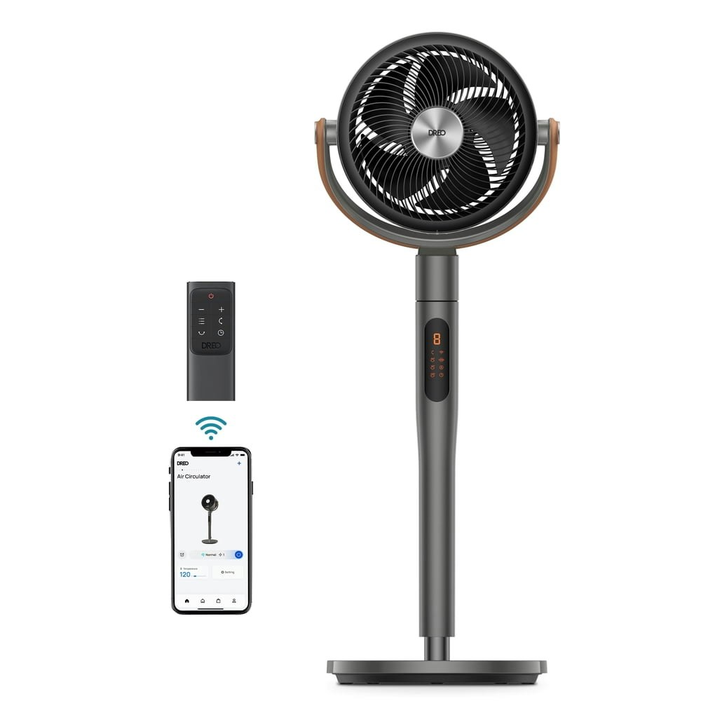 Dreo 43-inch Smart Oscillating Pedestal Fan: $139.99 Dreo 43-inch Smart Oscillating Pedestal Fan: $139.99