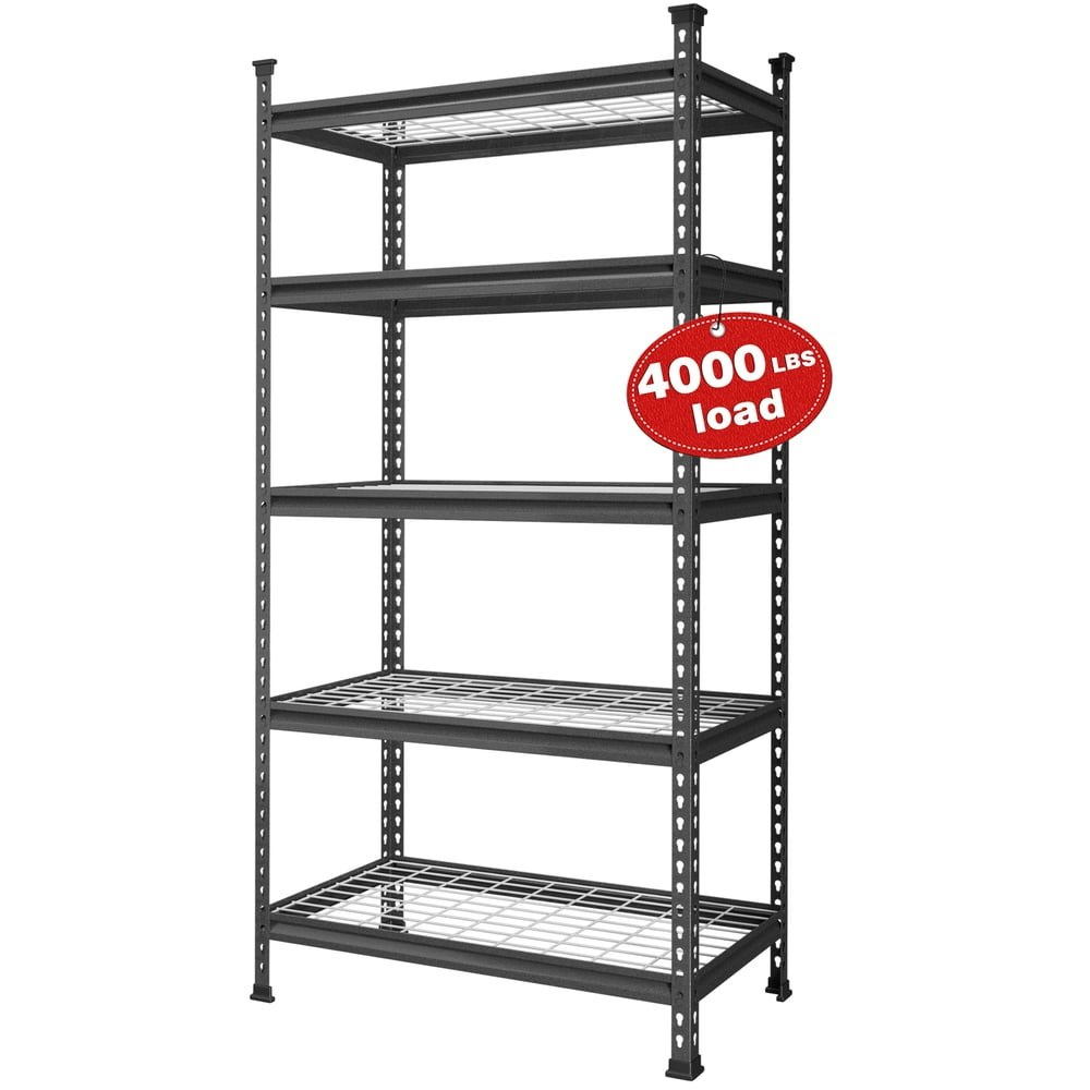 Workpro 4,000-lb 5-Tier Metal Storage Shelving Unit: $109.99 Workpro 4,000-lb 5-Tier Metal Storage Shelving Unit: $109.99