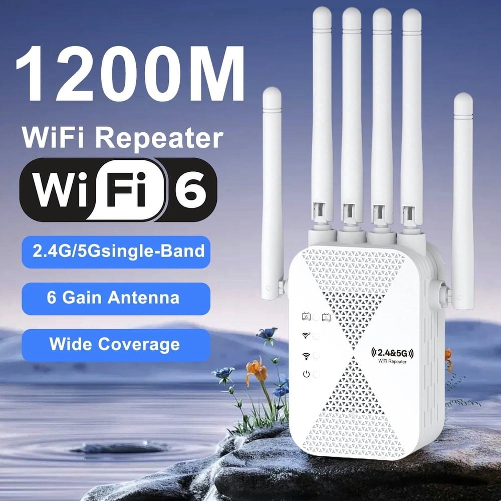 Ourlife 1,200Mbps Dual-Band WiFi Repeater: $15.88 Ourlife 1,200Mbps Dual-Band WiFi Repeater: $15.88