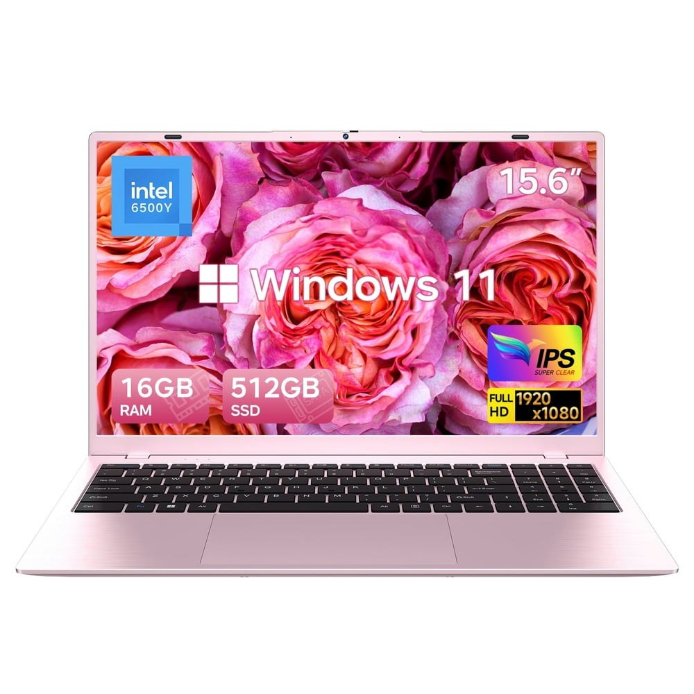 HYYUO 15.6" Laptop 16GB RAM 512GB SSD Windows 11: $279.99