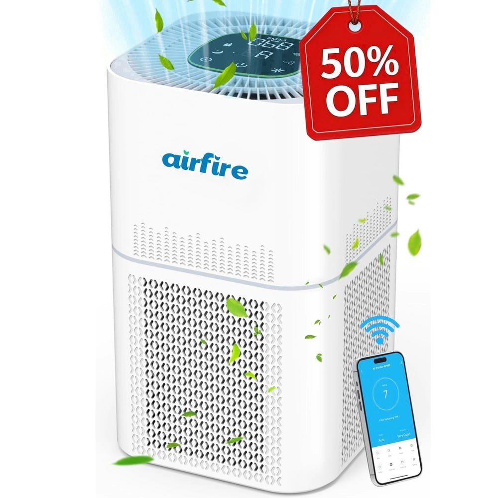 Airfire Smart WiFi Air Purifier for Large Rooms: $79.46 Airfire Smart WiFi Air Purifier for Large Rooms: $79.46