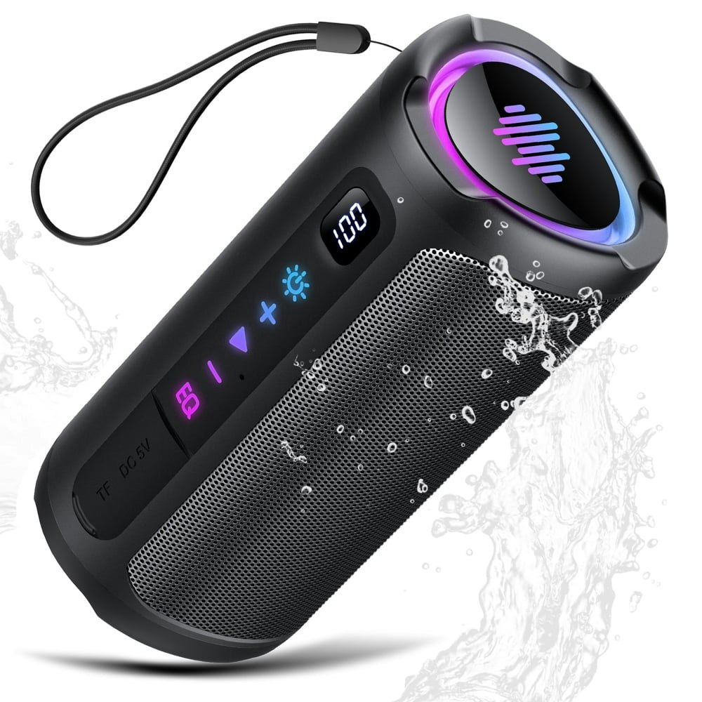 Portable LED Wireless Bluetooth Speaker: $32.99 Portable LED Wireless Bluetooth Speaker: $32.99