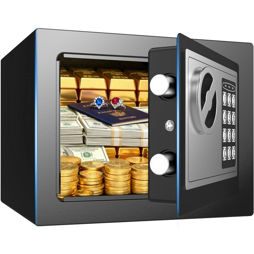 TNTANTS 0.25-Cubic-Foot Electronic Digital Safe Box: $22.99