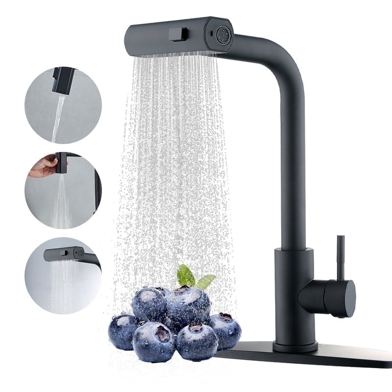 Kitchen Faucet with Pull-Down Sprayer: $22.99 Kitchen Faucet with Pull-Down Sprayer: $22.99