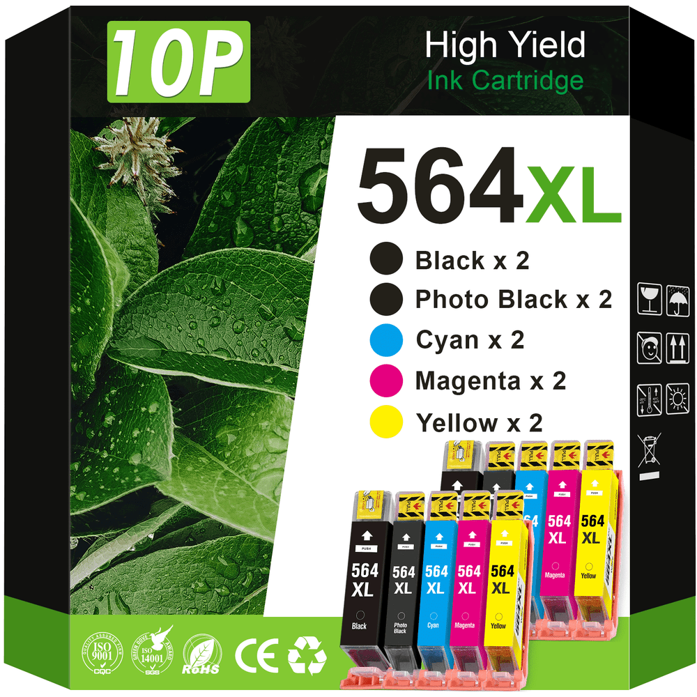 564XL Replacement Ink Cartridges 10-Pack: $17.07