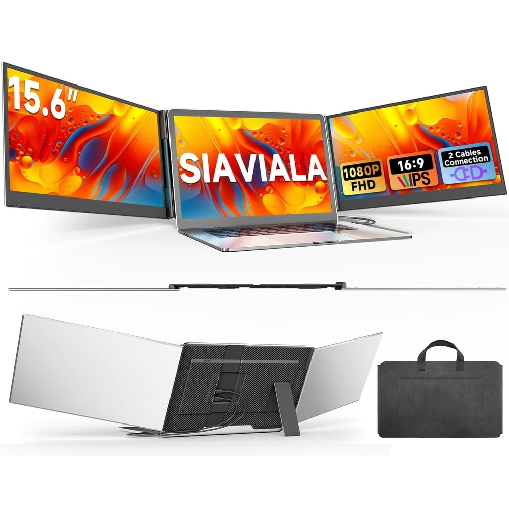 15.6-inch Triple Portable Laptop Monitor: $219.29 15.6-inch Triple Portable Laptop Monitor: $219.29
